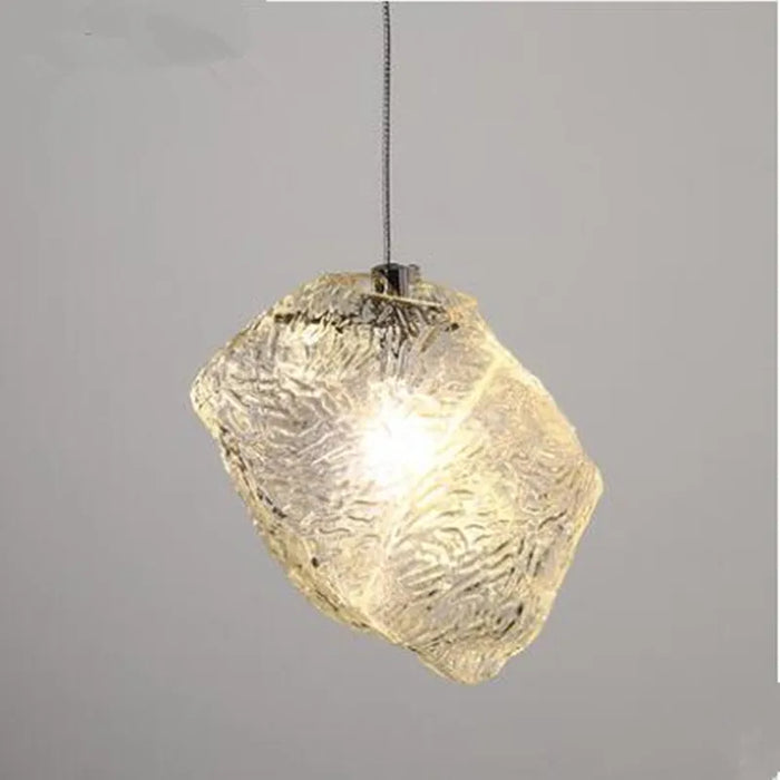 Nordic Glass Pendant Chandelier – Contemporary LED Light Fixture for Dining Table, Bar, and Entryway