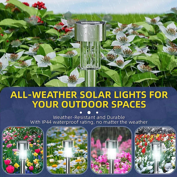 Solar-Powered Outdoor Garden Lights – Waterproof LED Pathway Lanterns for Yard, Lawn, and Landscape Decoration | IP44 Waterproof