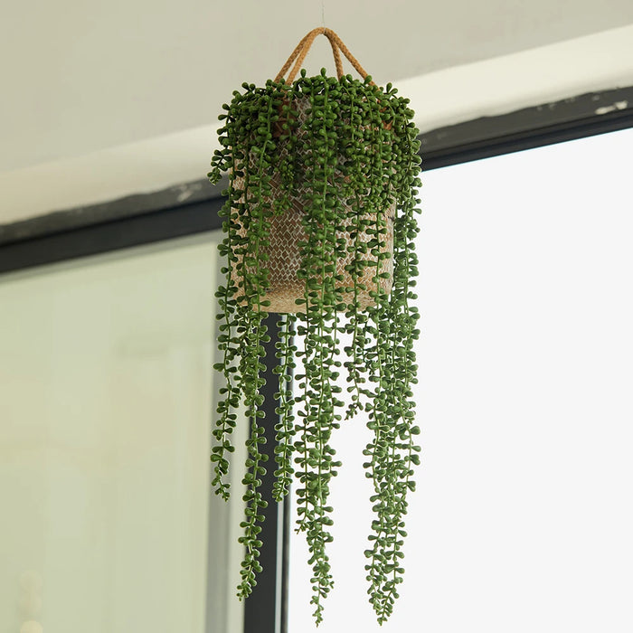 Artificial Fleshy Succulent Vine – Lifelike Ivy for Wall Hanging, Home Window, Garden, and Party Décor