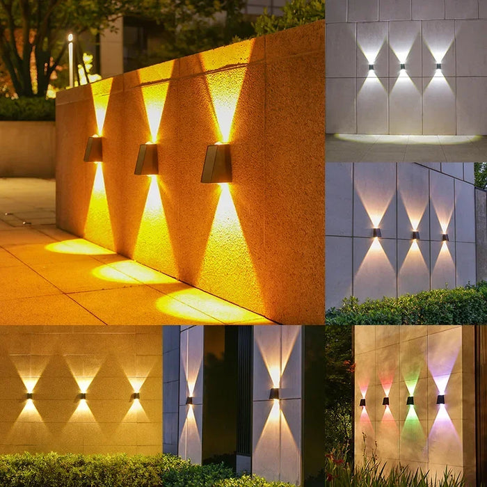 LED Solar Wall Light – Waterproof Solar Powered Outdoor Lamp for Garden, Street, Balcony, and Villa Decoration