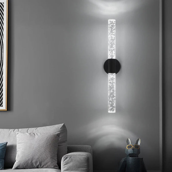 Modern LED Crystal Wall Lamp – Sleek Wall-Mounted Light Fixture for Bedroom, Living Room, Aisle, and Corridor