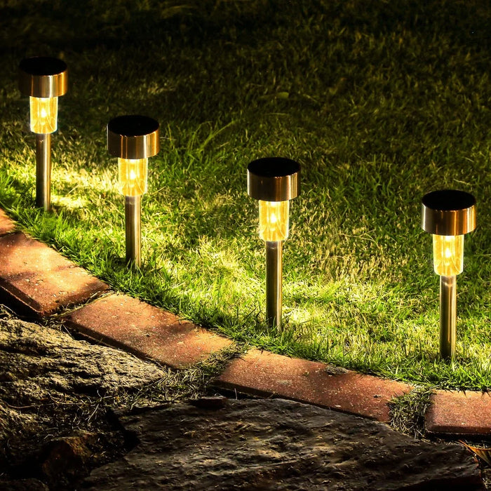 Outdoor Solar Garden Lights – Waterproof LED Landscape Lamp for Pathway, Yard, Lawn, and Patio