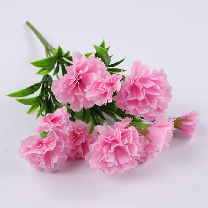 Artificial Carnation Flower – Fake Silk Carnation Bouquet for Weddings, Parties, Home & Garden Decoration