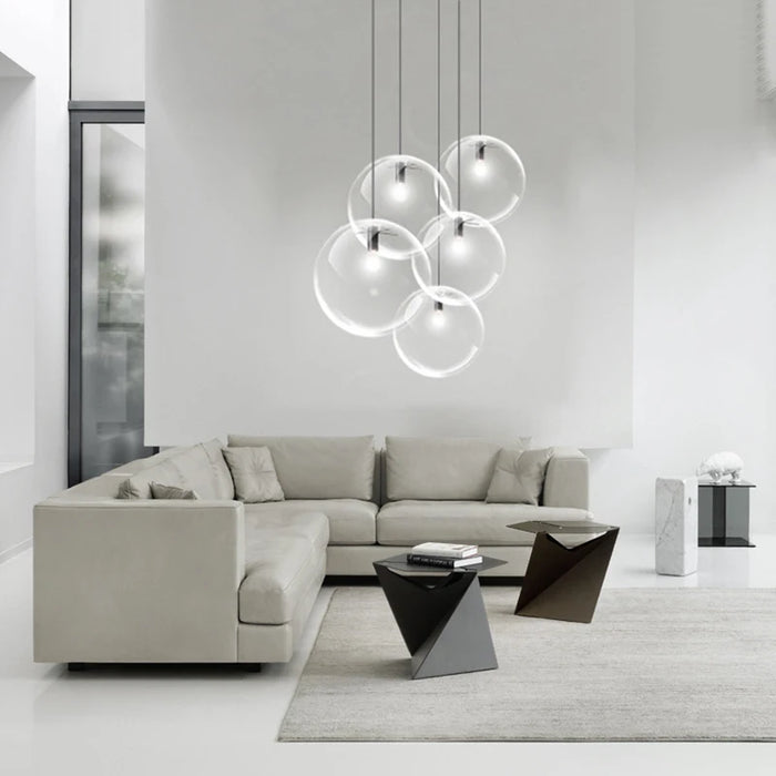 Modern Bubble Ball Pendant Light – Creative Hanging Lighting Fixture for Bedroom, Dining Room, Study, and Bar