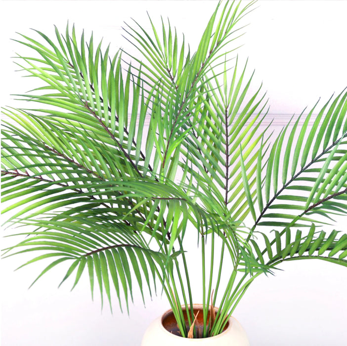 90cm Artificial Sunflower Paradise Palm Tree – Tropical Green Plastic Plant for Home, Garden, and Christmas Decoration