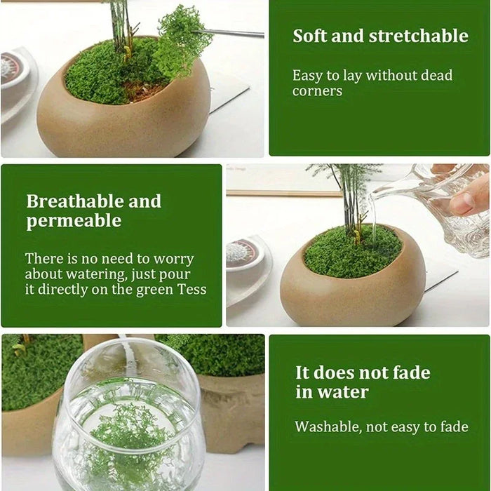 Artificial Simulated Moss – 1/5/8 Pcs Green Lawn Decoration, DIY Moss Plants for Potted Décor, Garden, and Exhibition