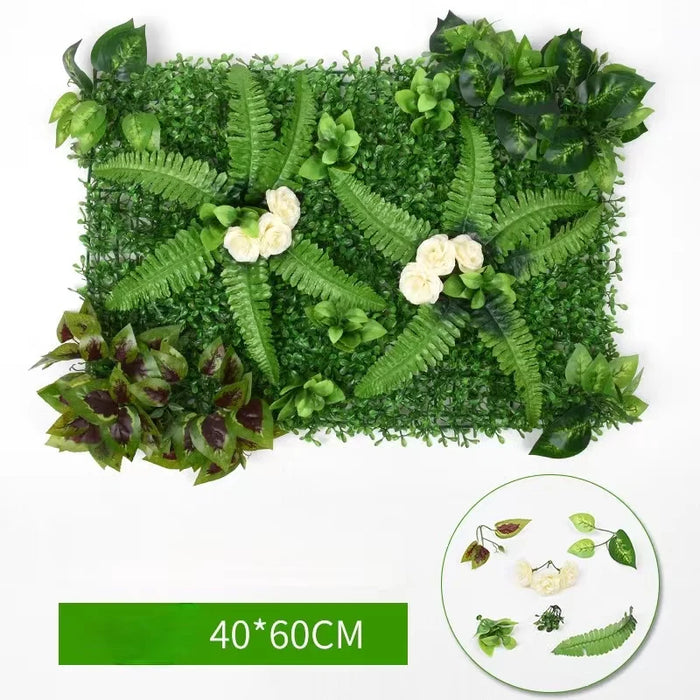 15.7 x 23.6 Inch Artificial Plant Lawn – Simulation Grass Leaf for Wedding, Home, Garden, and Outdoor Décor