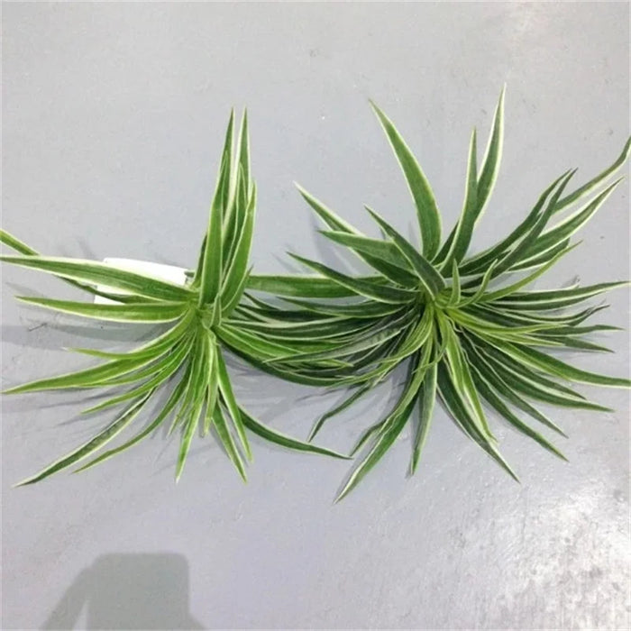 Artificial Chlorophytum Plastic Plant – 25cm Decorative Silk Fake Tree for Home, Office, and Tabletop Decoration (No Pot)