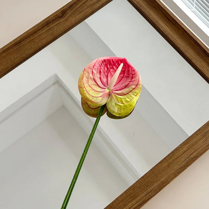 3D Printed Anthurium Artificial Flower – Realistic Flamingo Palm for Wedding, Home, and Event Decor