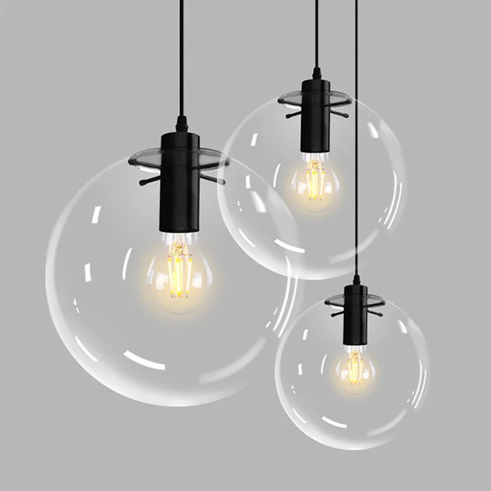 Modern Bubble Ball Pendant Light – Creative Hanging Lighting Fixture for Bedroom, Dining Room, Study, and Bar