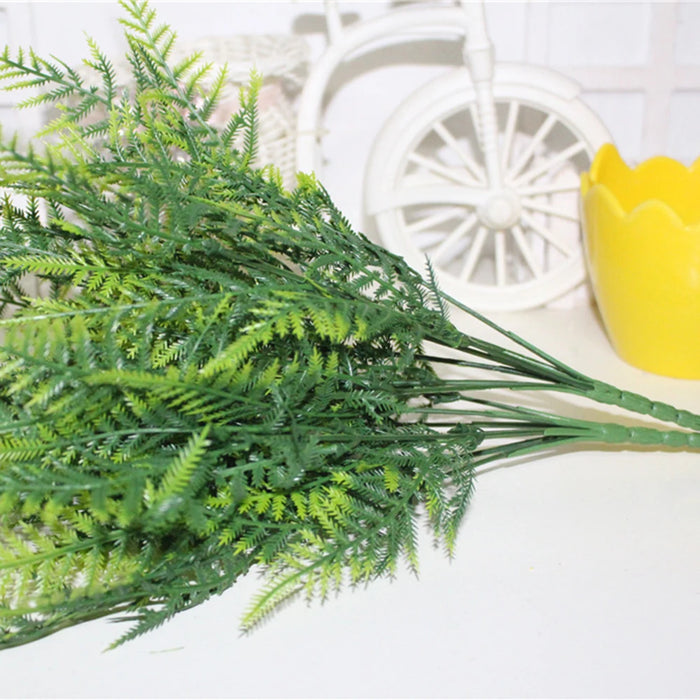 Artificial Asparagus Fern – Lifelike Plastic Ferns with Green Leaves for Home, Office, Wedding, and Table Decorations