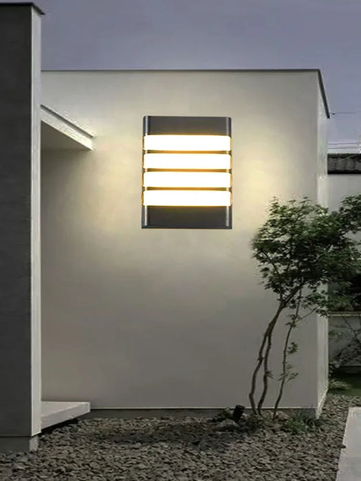 Modern LED Outdoor Wall Lamp – Waterproof Garden Sconce, Wall Light for Aisle, Balcony, and Entryway Decor