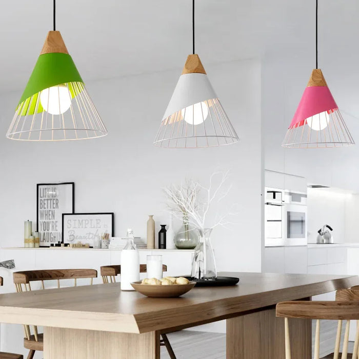 Nordic Modern Minimalist Pendant Chandelier – Creative and Personalized Lighting for Dining Table, Living Room, and Small Spaces (AC 220V)