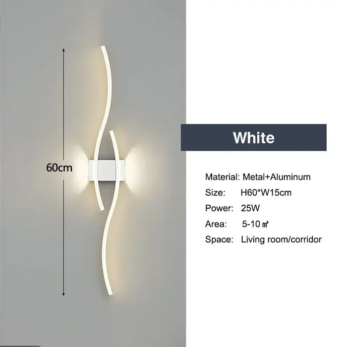 Modern LED Wall Lights – Up & Down Wall Lamps for Bedroom, Corridor, and Interior Home Lighting