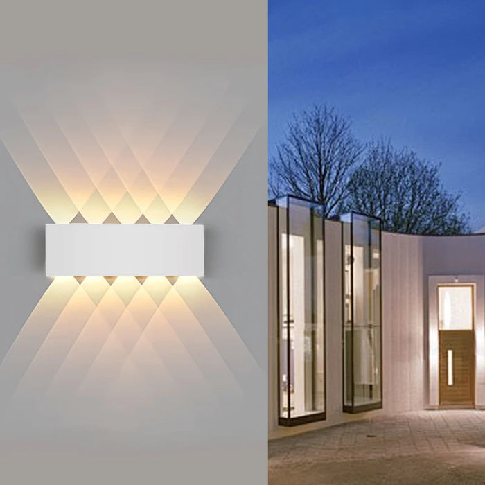 Modern LED Wall Light – IP65 Waterproof Outdoor Wall Lamp for Garden, Porch, Bathroom, and Bedroom Lighting (4W–10W Options)