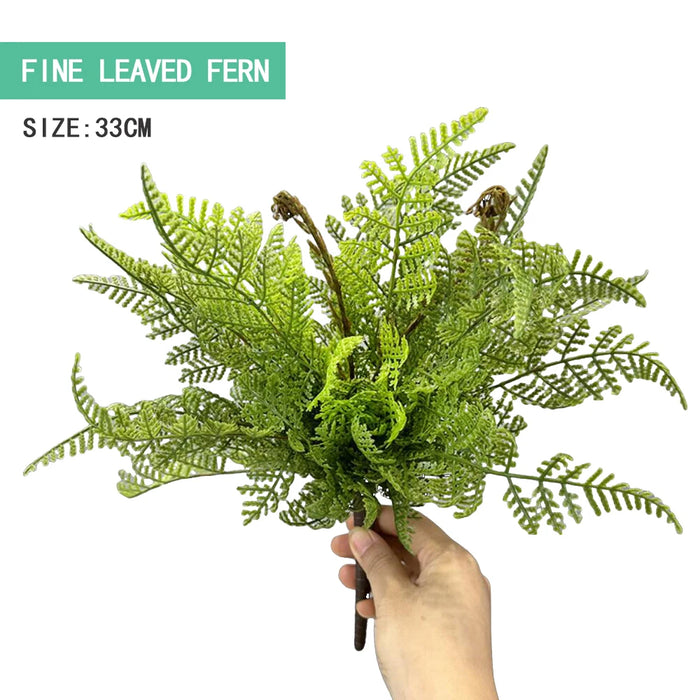 Artificial Fern Leaf Persian Grass Plant – Hanging Decorative Greenery for Home, Office, and Hotel Decoration, DIY Landscaping Greening Material