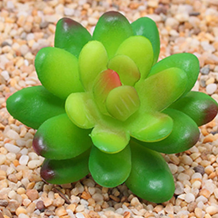12 Pieces Mini Artificial Succulent Plants – Color Random, Unpotted Simulation Plants for Outdoor Garden & Party Decorations