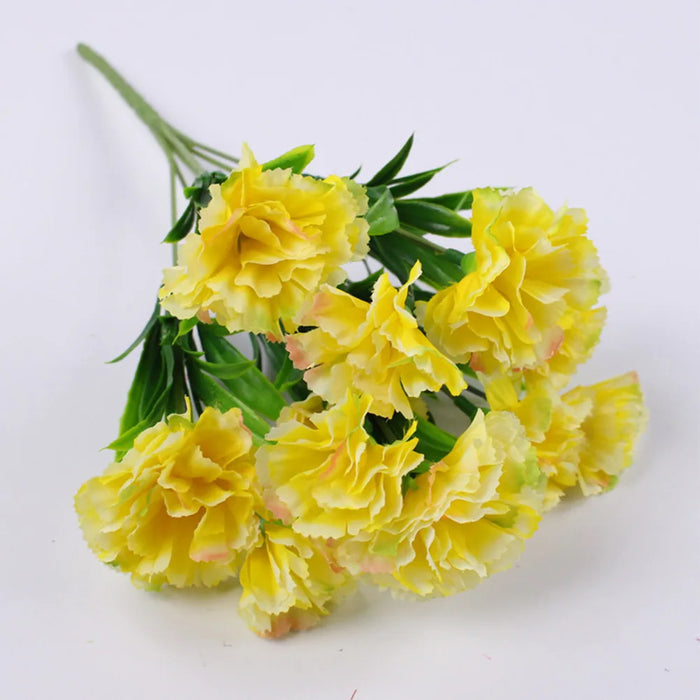 Artificial Carnation Flower – Fake Silk Carnation Bouquet for Weddings, Parties, Home & Garden Decoration