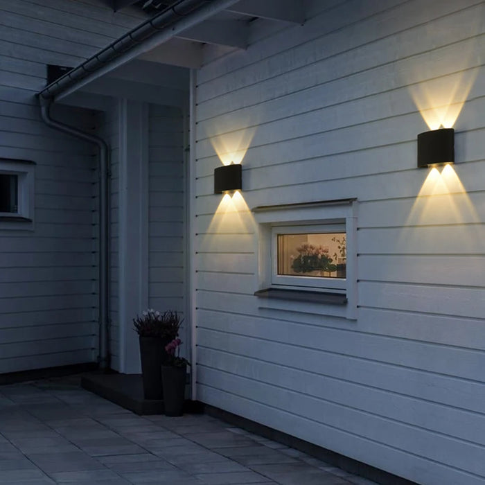 LED Outdoor Wall Light – Waterproof Modern Nordic Style Wall Lamp for Living Room, Porch, and Garden – 2W to 12W