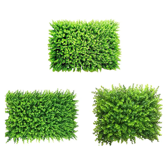 40x60cm Artificial Grass Plant Mat – Greenery Wall Hedge Lawn Decoration for Home, Garden, and Outdoor Use