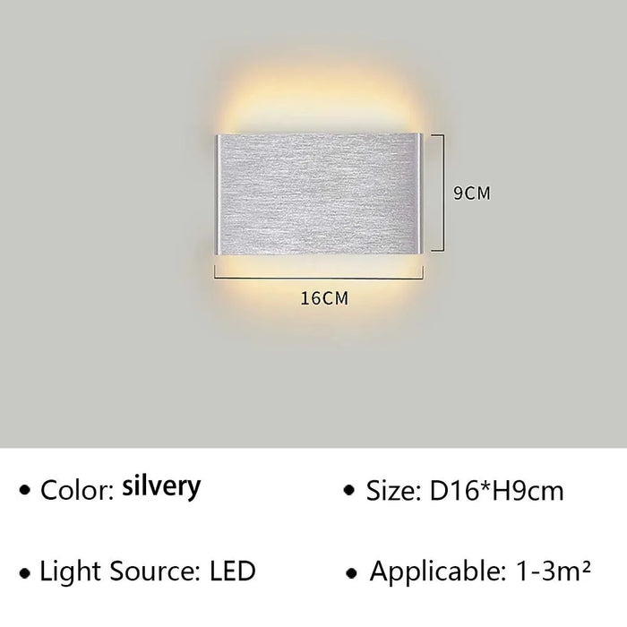 Modern LED Wall Lamp – Stylish Wall Sconce for Bedroom, Living Room, Bathroom, Stairs & Aisle, Indoor Lighting Fixture