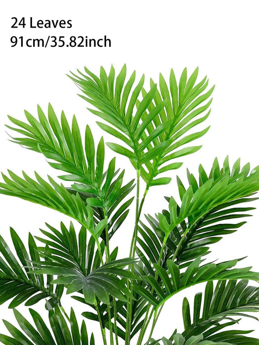 1pc Artificial Palm Plant Leaves – Faux Monstera & Turtle Leaf for Outdoor & Indoor Decor – Large Tropical Palm Tree Imitation Leaves