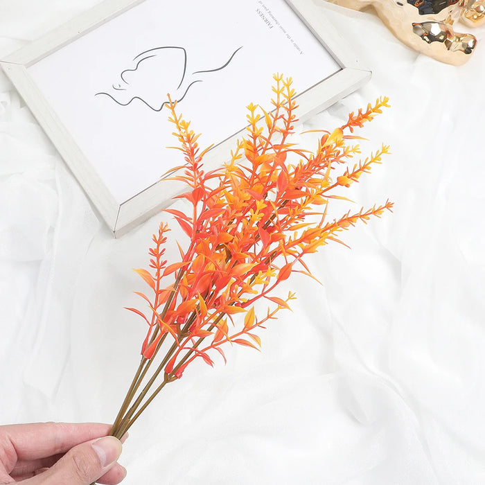 Artificial Lavender Bouquet – Plastic Fake Flowers for Wedding, Home & Garden Decoration, Bridal Bouquet, Photography Props