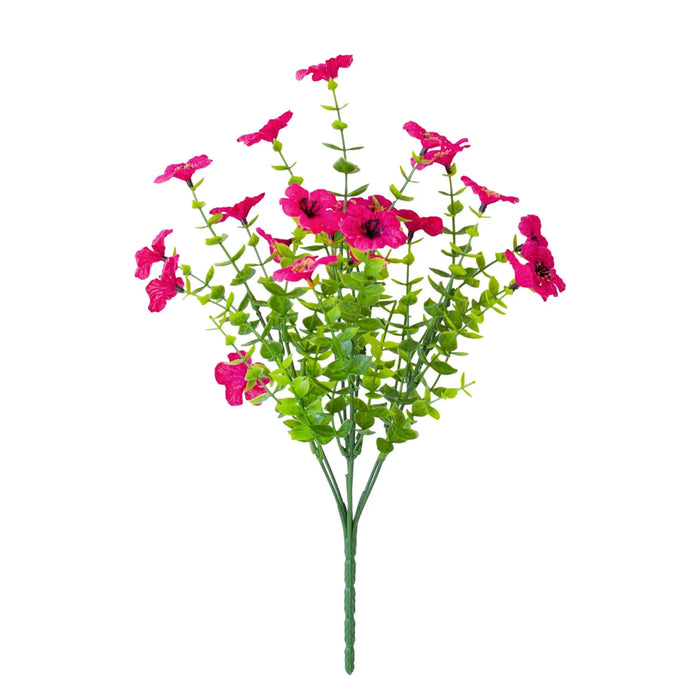 18 Bundles UV Resistant Artificial Rose Flowers – Fake Plants for Outdoor Garden, Porch, Window Box, Home Decor, and Landscaping