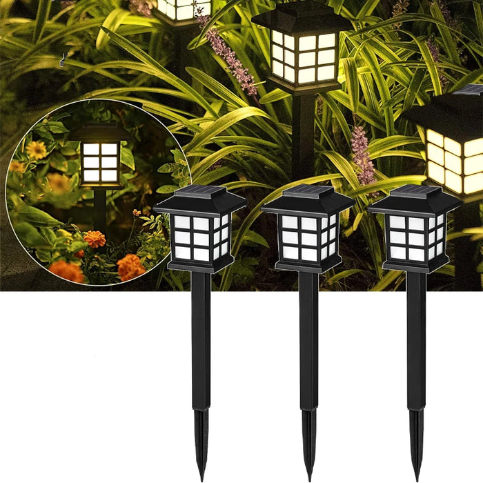 Solar Outdoor Pathway Lights – Waterproof LED Garden Lamp for Yard, Driveway, and Walkway Lighting