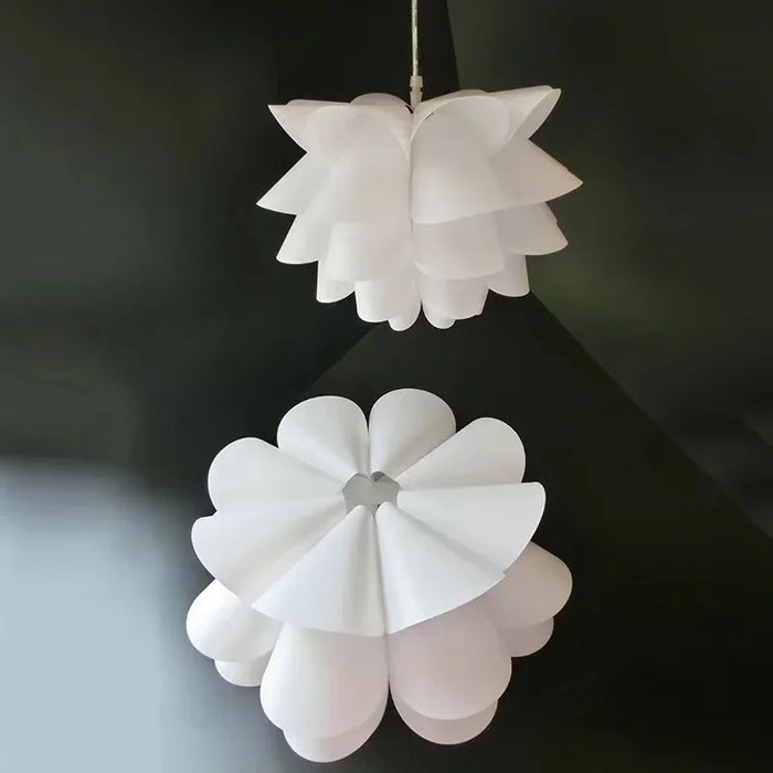 DIY Lotus Pendant Light – Modern Ceiling Lamp Shade for North European Style Room, Easy Self-Assembly