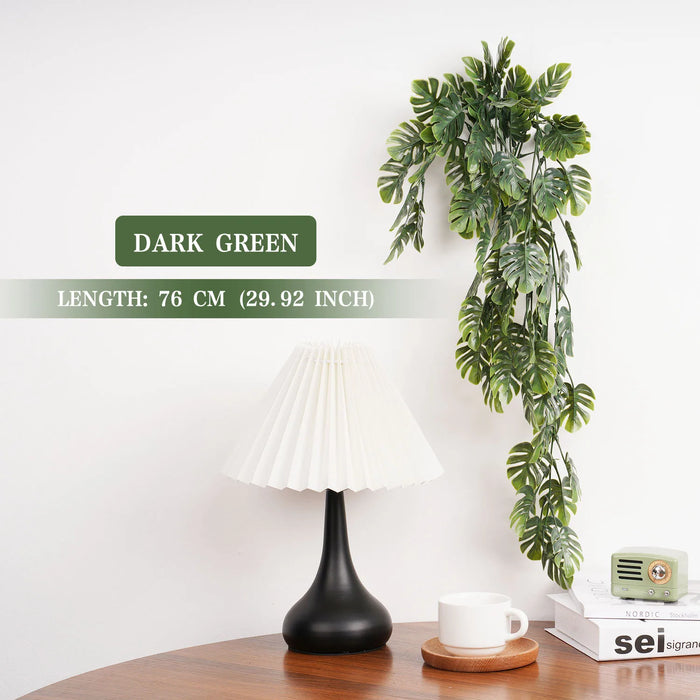 79cm Artificial Persian Fern Vine Plant - Turtle Leaf Hanging Decoration for Garden, Balcony, Wedding, and Party Decor