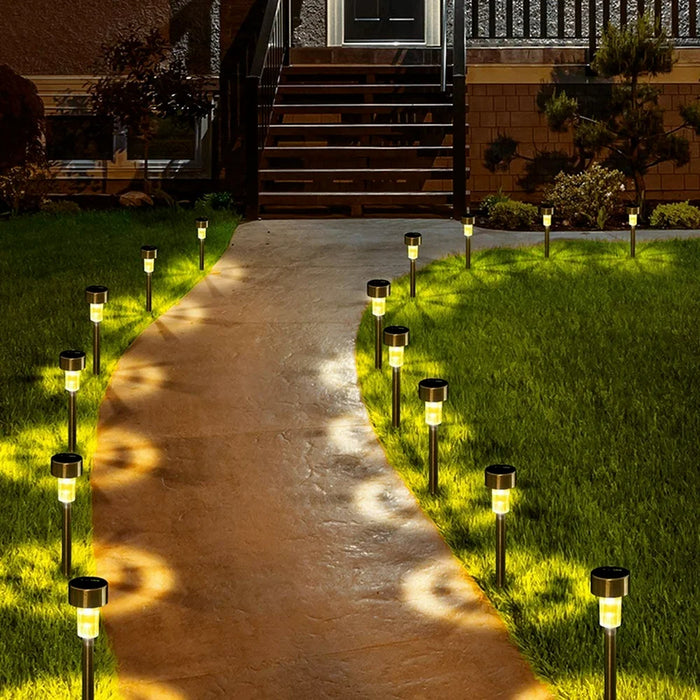 Outdoor Solar Garden Lights – Waterproof LED Landscape Lamp for Pathway, Yard, Lawn, and Patio