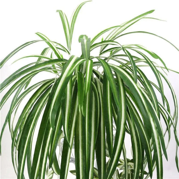 Artificial Hanging Chlorophytum Plant – 65cm PVC Fake Green Vine for Home, Office, and Living Room Decor