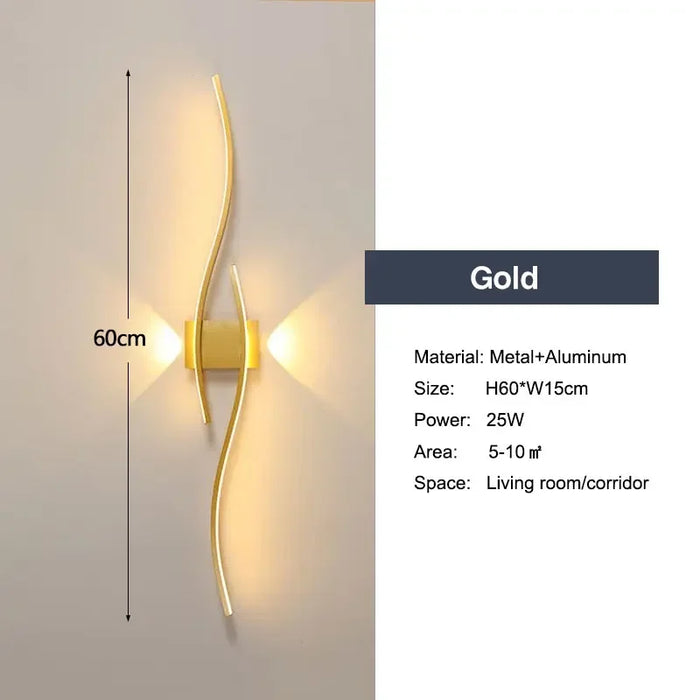 Modern LED Wall Lights – Up & Down Wall Lamps for Bedroom, Corridor, and Interior Home Lighting