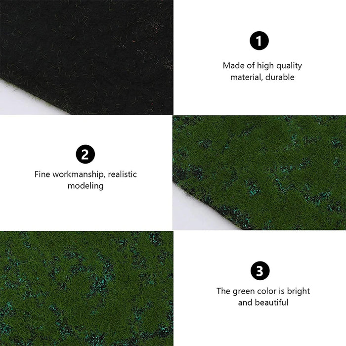 1x1m Artificial Moss Mat – Lifelike Green Moss Turf for Home, Garden, Patio & Office Decoration, Perfect for DIY Landscaping & Theme Decor