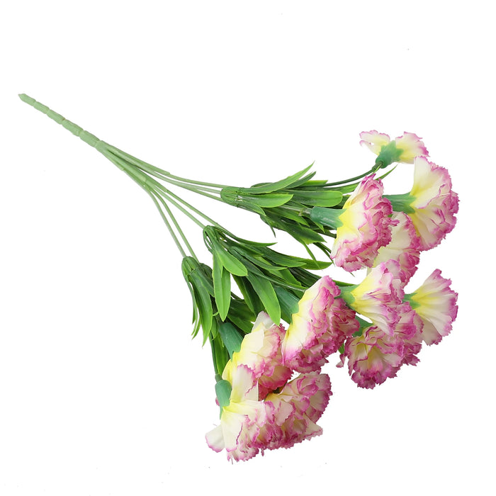 Artificial Carnation Flower – Fake Silk Carnation Bouquet for Weddings, Parties, Home & Garden Decoration