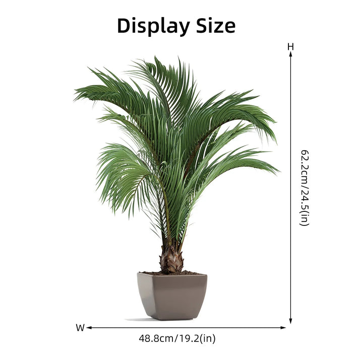 Tropical Green Plant Leaf Self-Adhesive Wall Decor Sticker – Waterproof PVC Decal for Living Room, Bedroom, and Home Decoration
