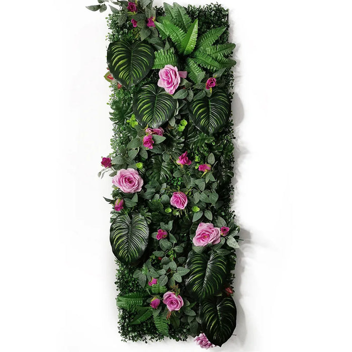 40x120cm Artificial Plant Wall – Chlorophytum Comosum Grass Panel for Garden, Wedding, Hotel, and Outdoor Decoration