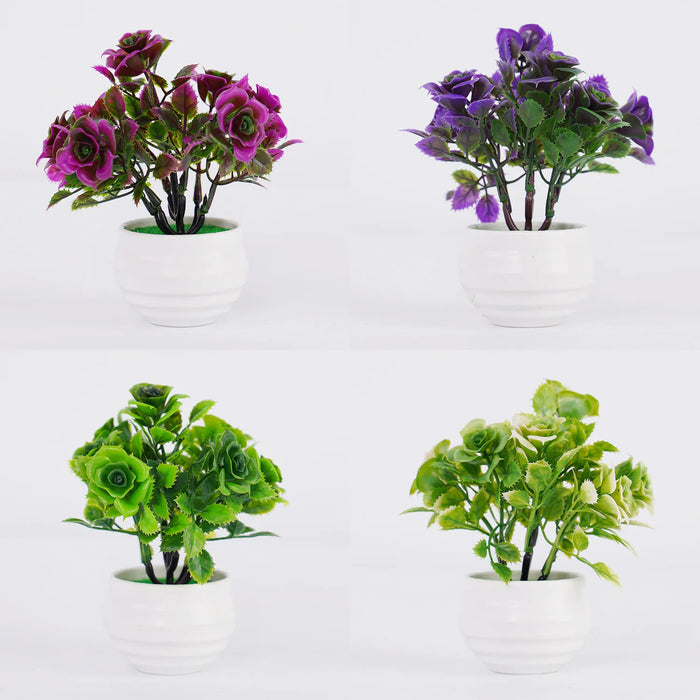 Small Artificial Bonsai Tree – Simulated Potted Plant for Office Desk, Home Decor, and Indoor Table Ornament