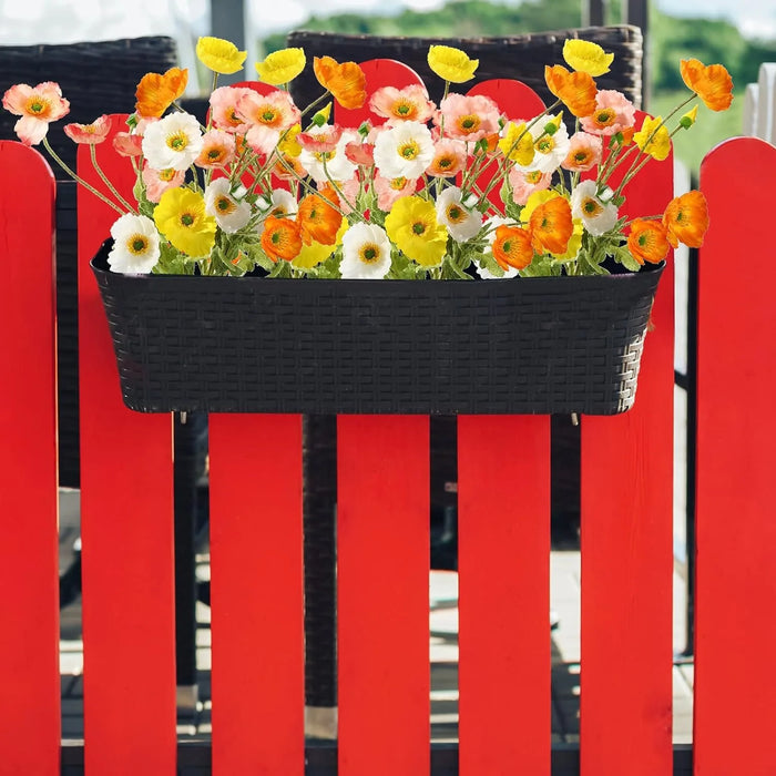 Artificial Poppy Flowers Bouquet – Silk Fake Flowers for Home Decor, Wedding, DIY Vase Accessories, and Garden Decoration