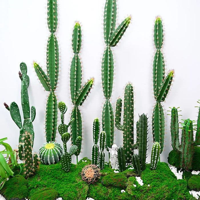 Artificial Cactus Desert Plant – Faux Fairy Column Sky Ruler Tree for Outdoor Garden & Landscape Decoration