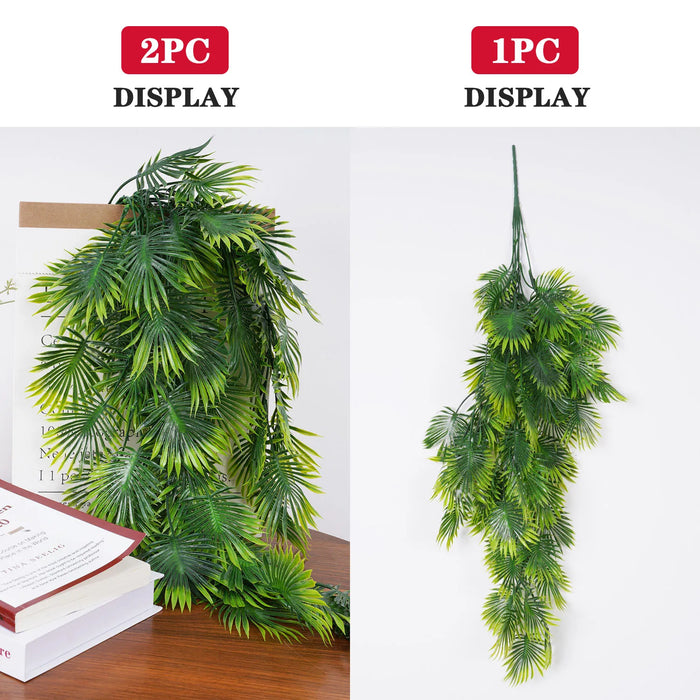 79cm Artificial Persian Fern Vine Plant - Turtle Leaf Hanging Decoration for Garden, Balcony, Wedding, and Party Decor