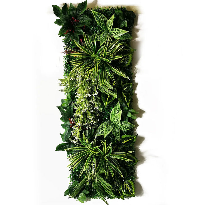 40x120cm Artificial Plant Wall – Chlorophytum Comosum Grass Panel for Garden, Wedding, Hotel, and Outdoor Decoration