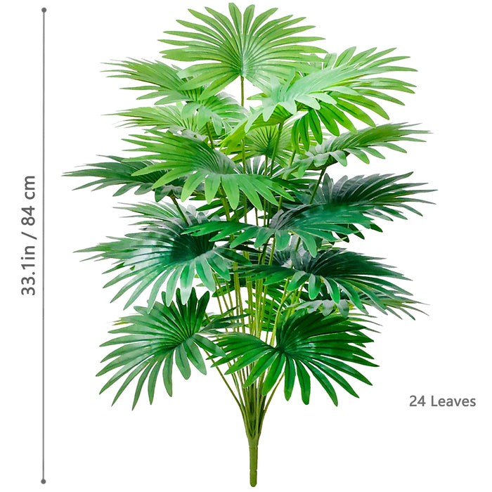 Artificial Fan Palm Tree – Large Tropical Fake Plant for Office, Home, and Holiday Decoration (60-105cm)