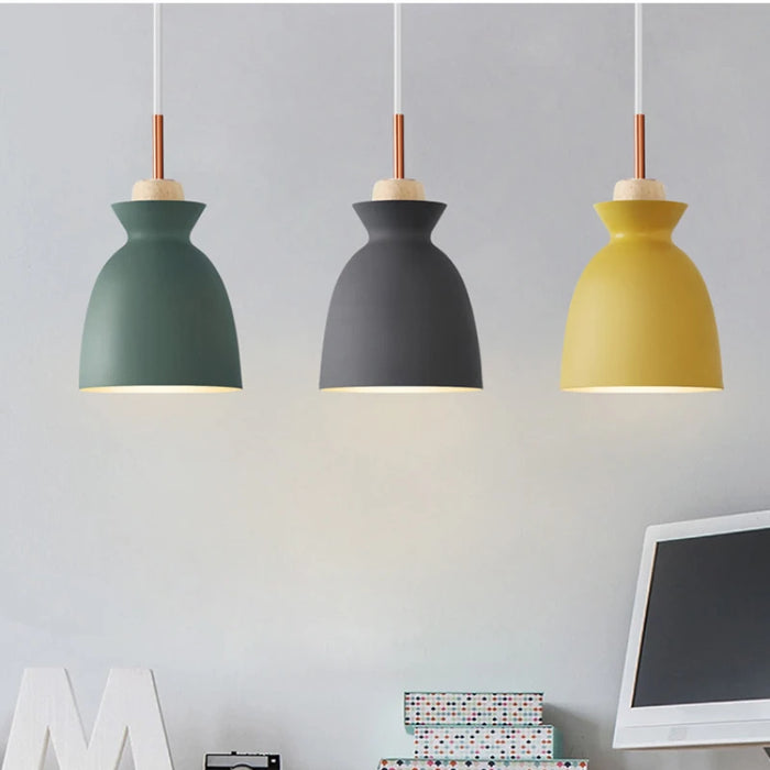 Nordic Modern Minimalist Macaron Chandelier – Designer Pendant Light for Living Room, Dining Room, Bedroom, and Study