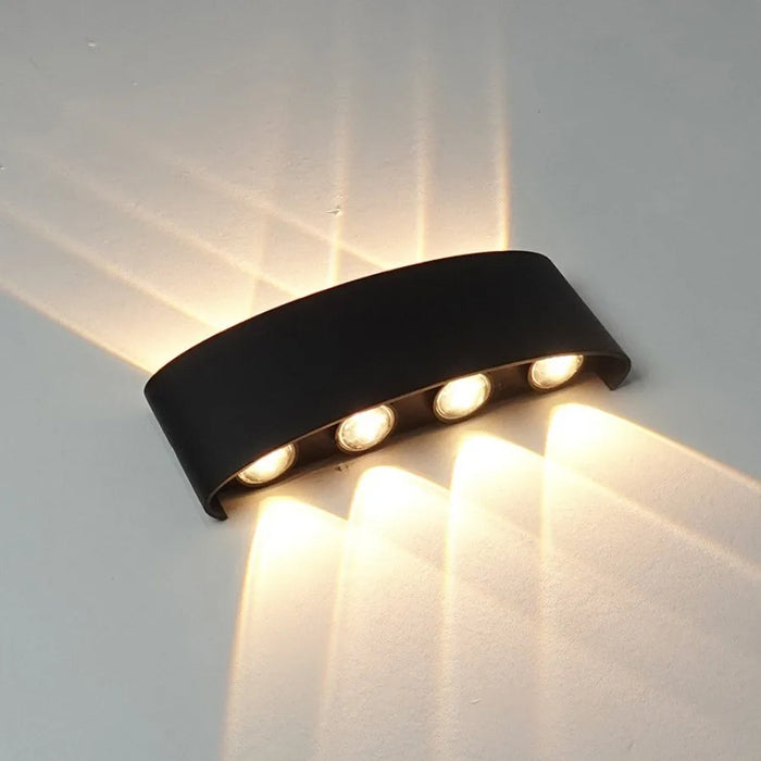 Modern LED Wall Lamp – IP65 Waterproof Indoor & Outdoor Decorative Light for Living Room, Corridor, Porch, Garden, and Courtyard (2W–10W, Warm/White Light, AC85–265V)