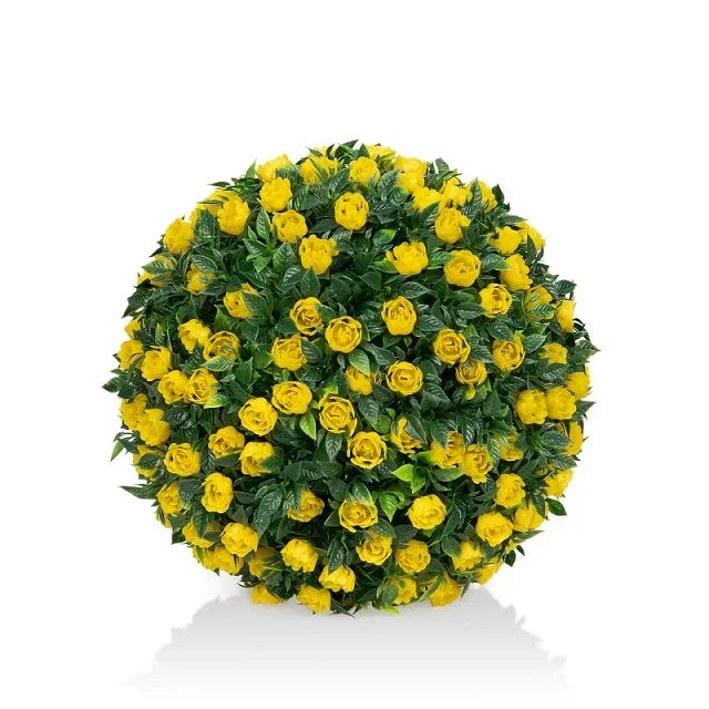 Artificial Flower Balls – Hanging Decorative Fake Plant for Outdoor Garden, Courtyard, and Home Decor