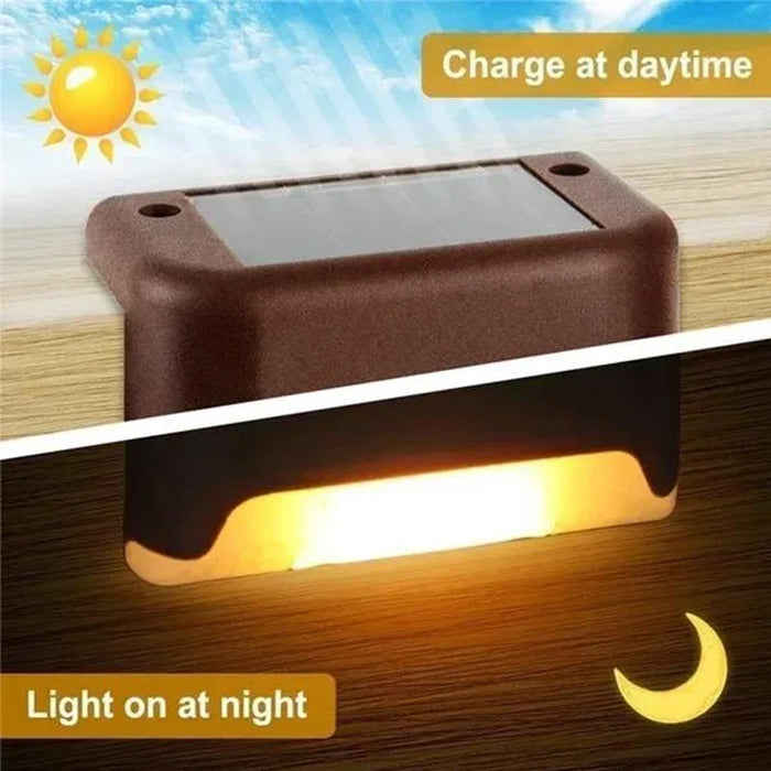 Solar Deck Lights – 32-Pack Outdoor Waterproof LED Step Lights for Railing, Stairs, Pathway, Yard, and Fence