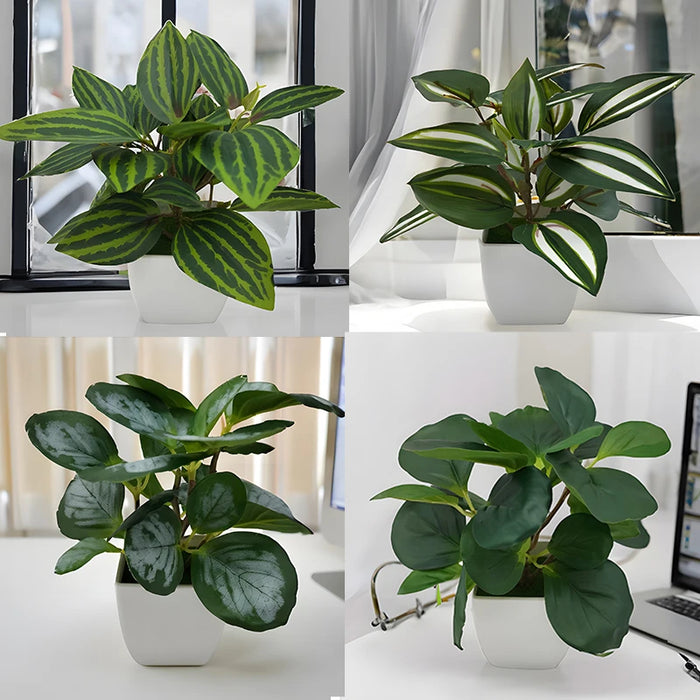 Artificial Bonsai Plants – Simulation Potted Fake Flowers for Home, Office, Hotel, and Garden Decoration