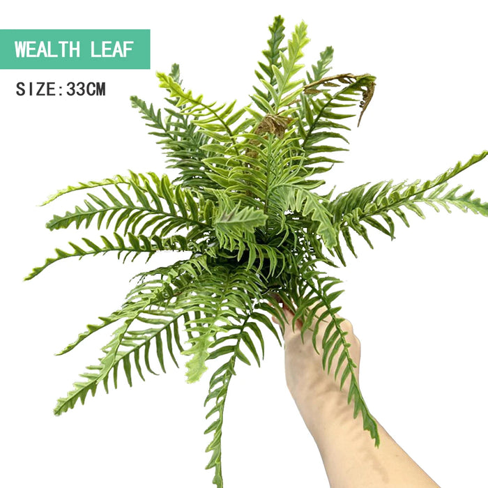 Artificial Fern Leaf Persian Grass Plant – Hanging Decorative Greenery for Home, Office, and Hotel Decoration, DIY Landscaping Greening Material